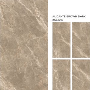GẠCH ẤN ĐỘ 600X1200 ALICANTE BROWN DARK - G62023
